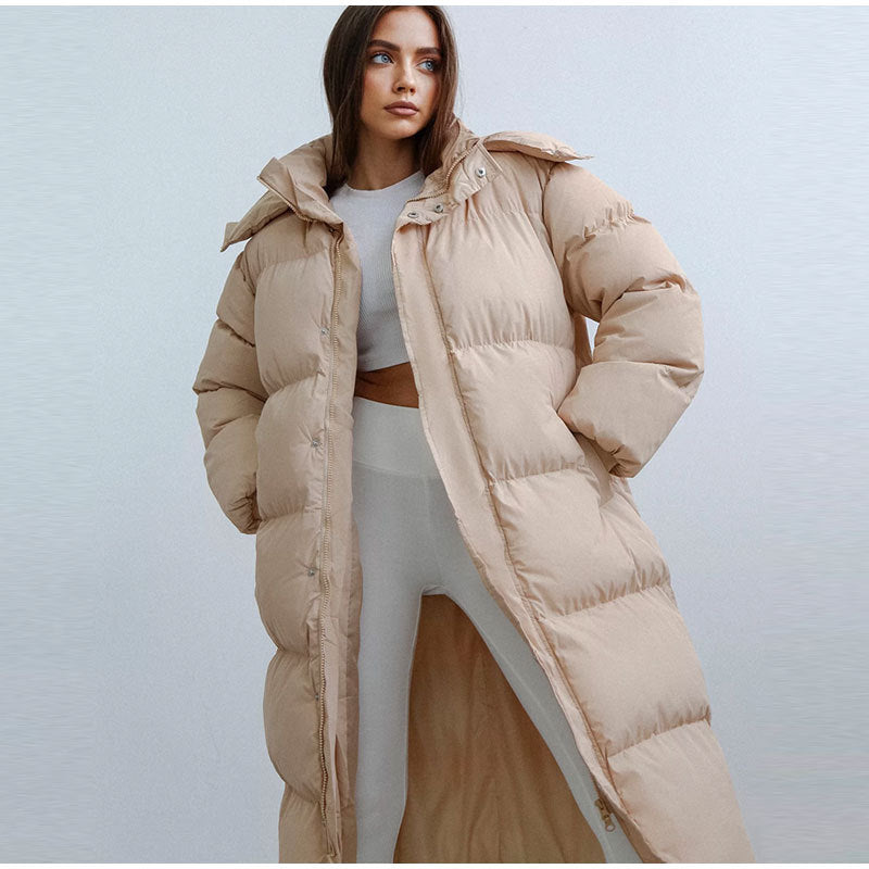 Rosea Long Hooded Winter Coat