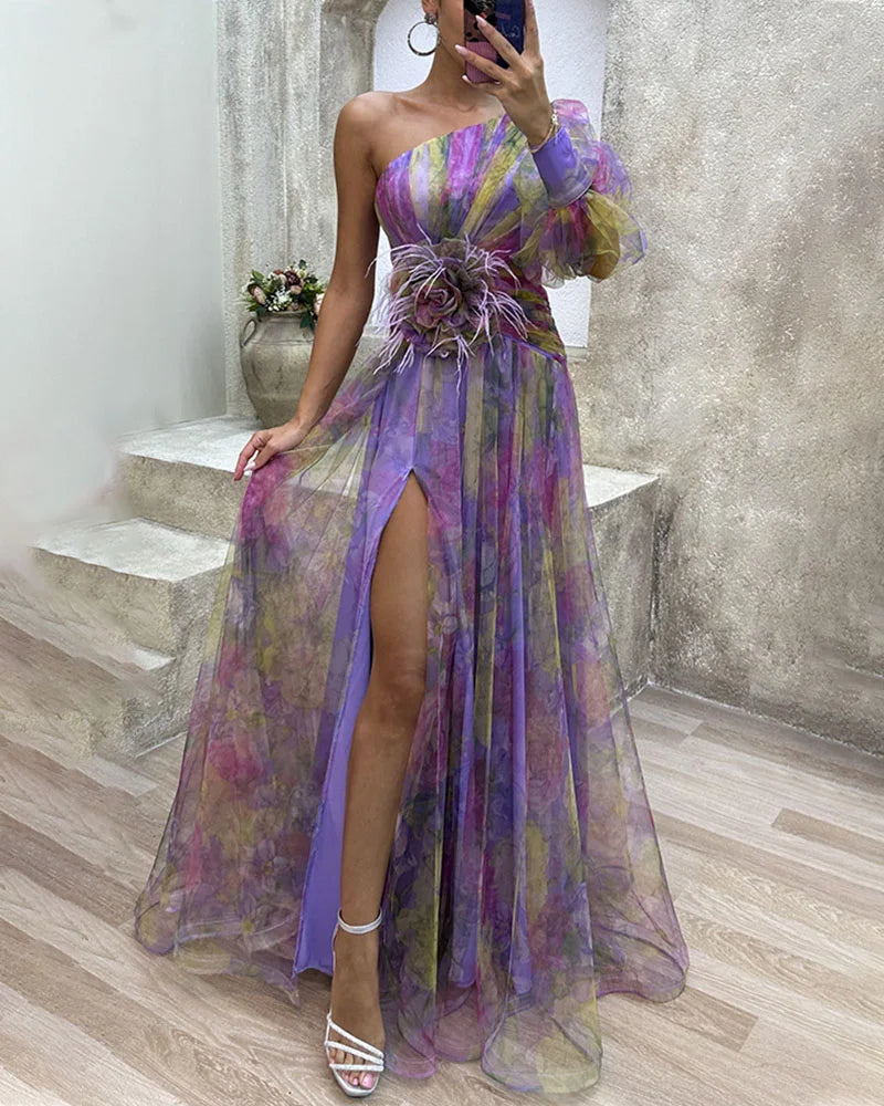 Rosea Elegant Split Dress