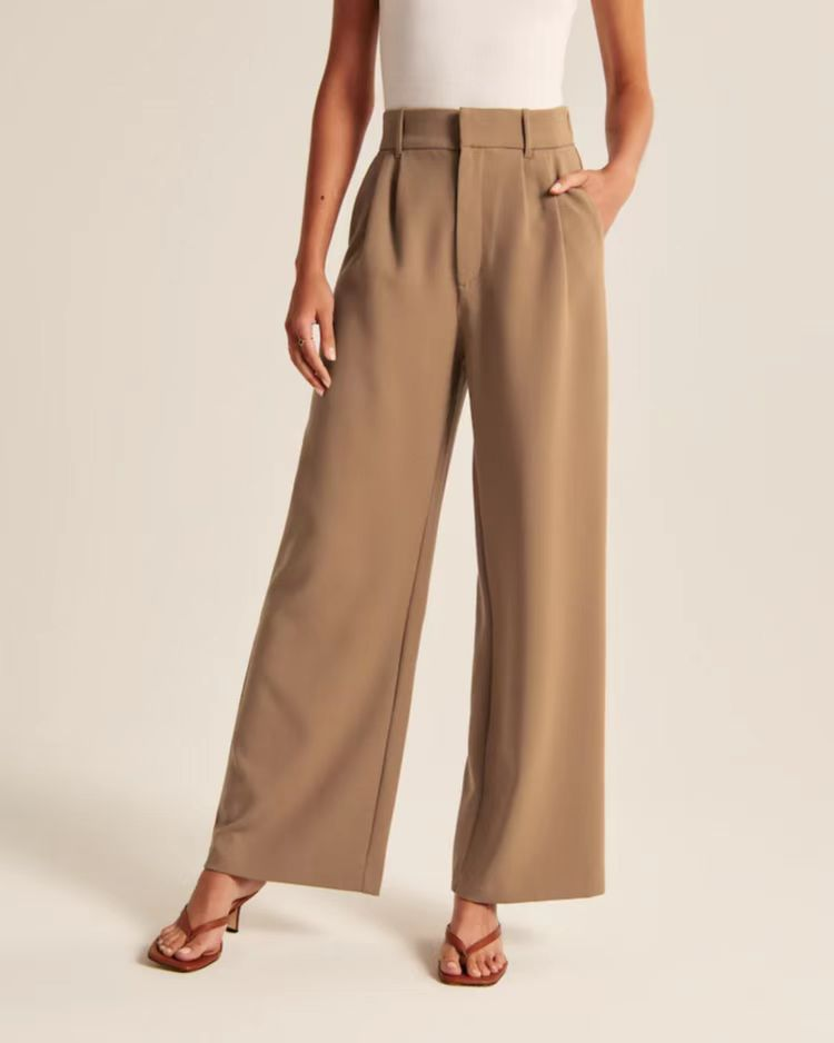 Rosea Elegant Black Tailored Pants