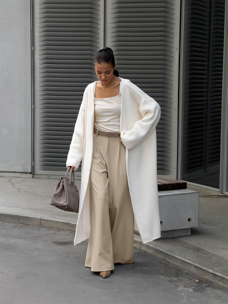 Rosea Tailored Wide-Leg Trousers