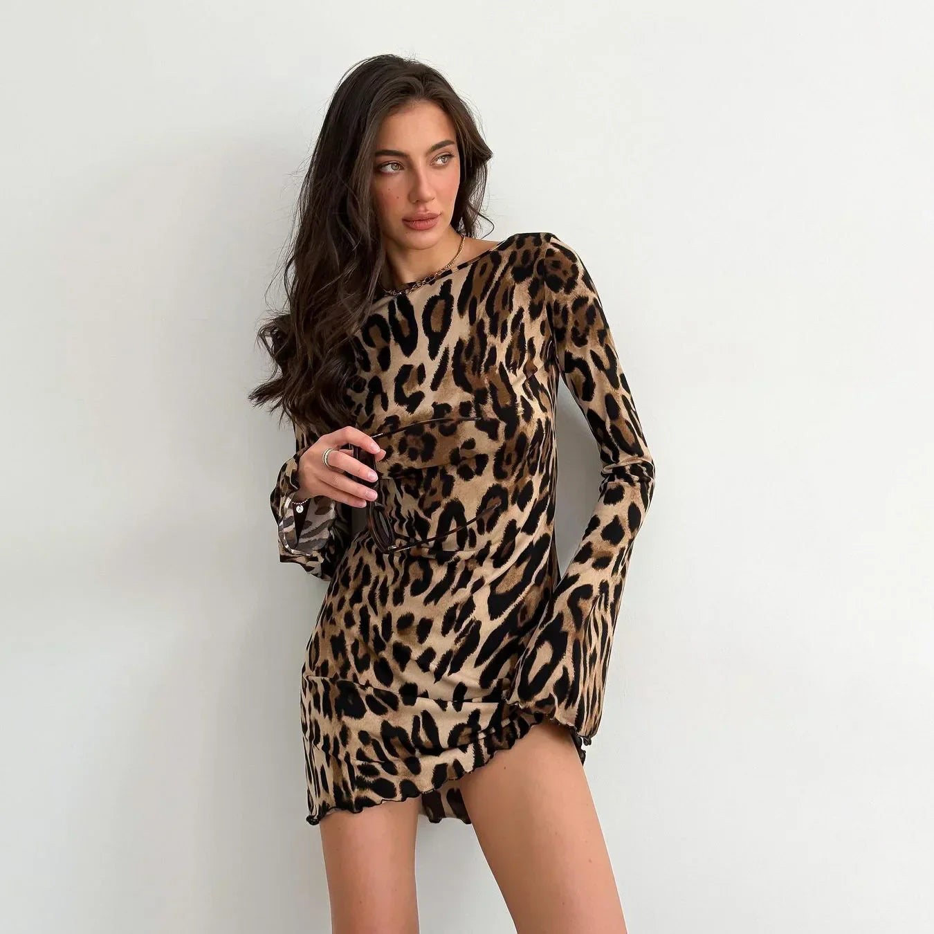 Rosea Mini Leopard Dress