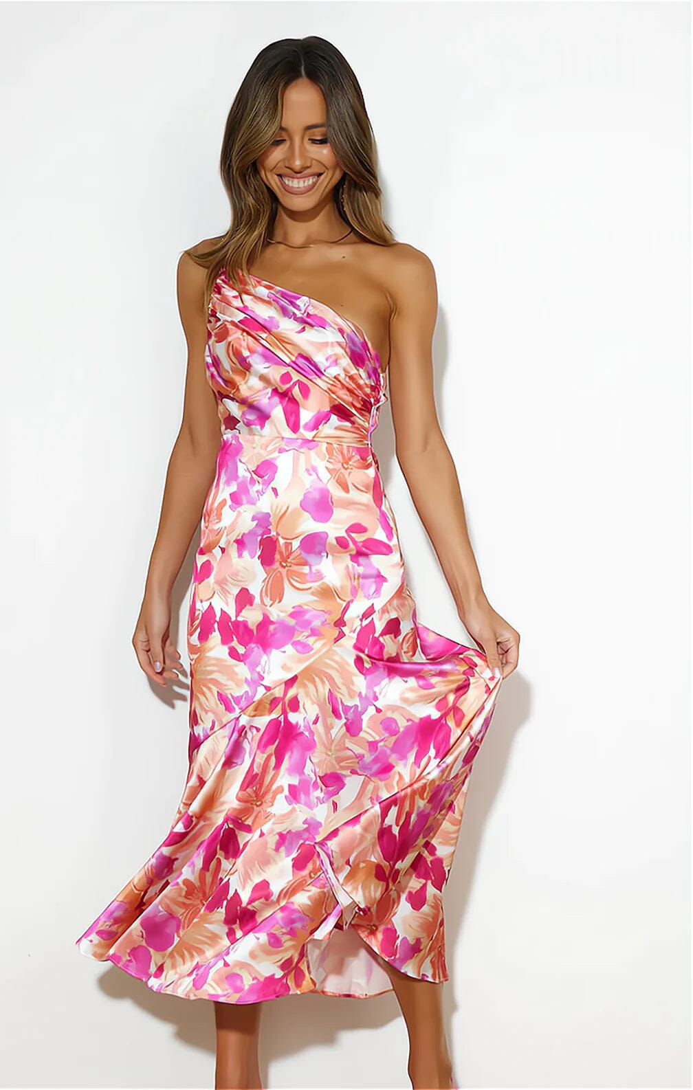 Rosea Stylish Maxi Dress Print