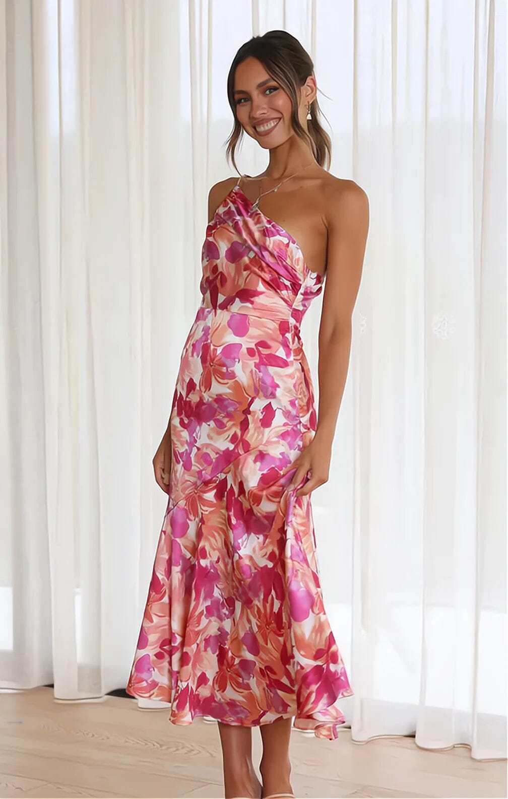 Rosea Stylish Maxi Dress Print